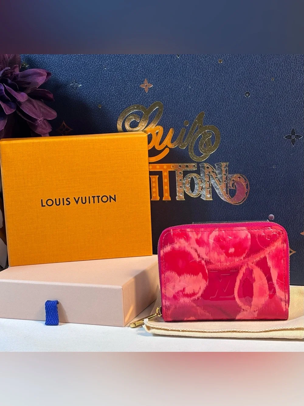 Beautiful Louis Vuitton Ikat Zippy Coun Purse